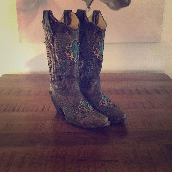 fleur de lis cowboy boots